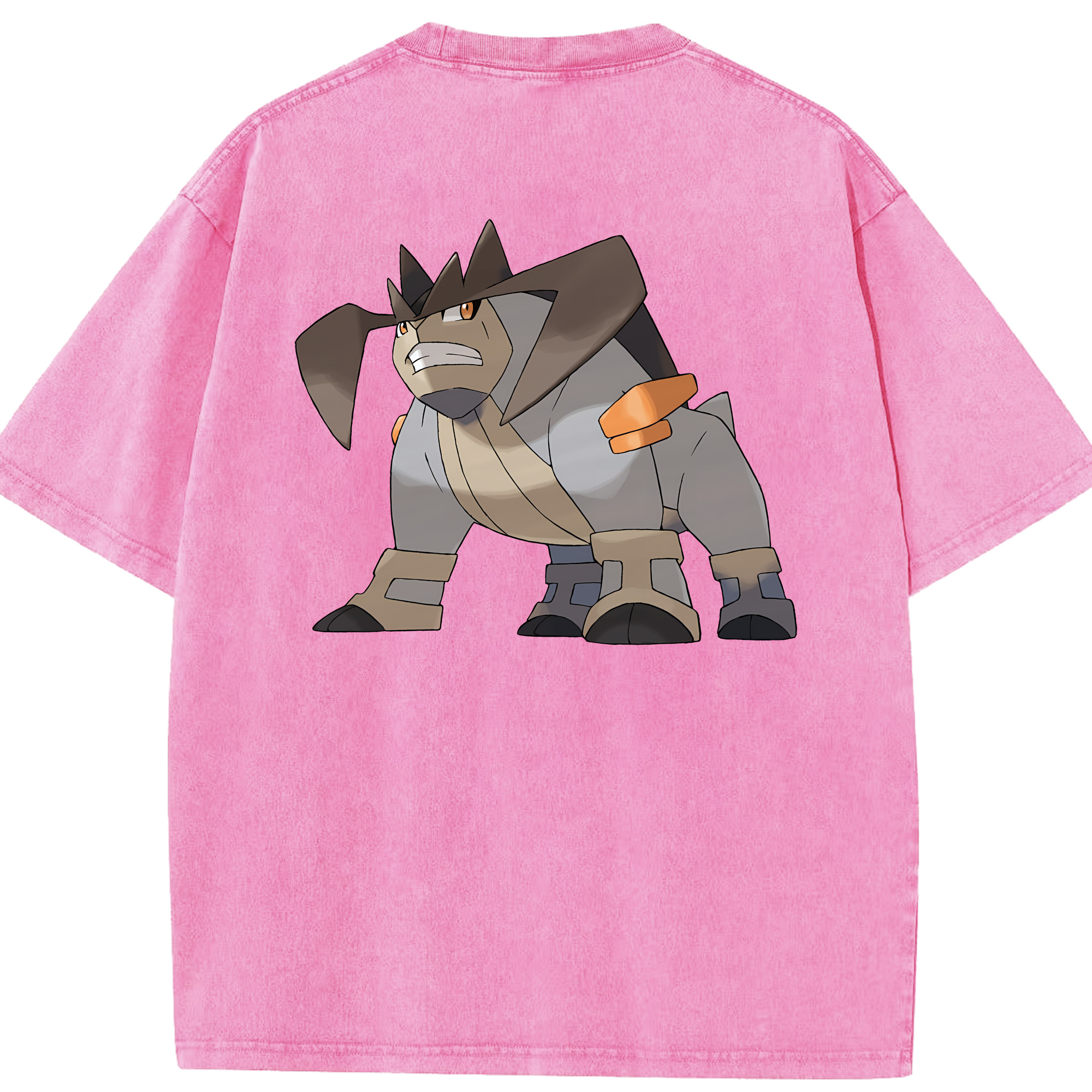 （画像用） ポケットモンスター Pokémon 綿100% ヴィンテージ風 半袖Tシャツ（背面プリント）